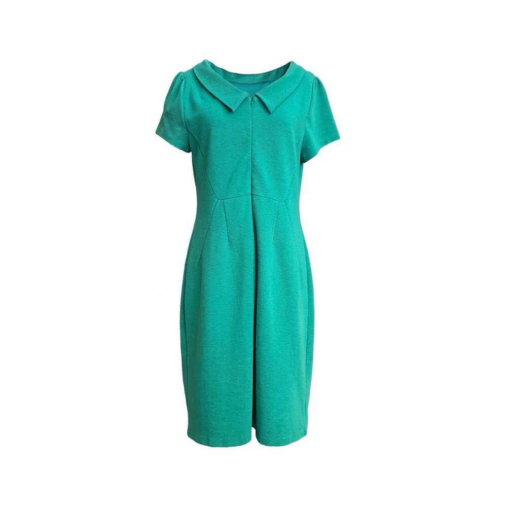 Girl Scout Green Ribbed Short Sleeve Dress